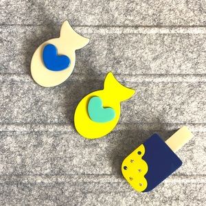 New Cute High End Arcylic Hair Clips
